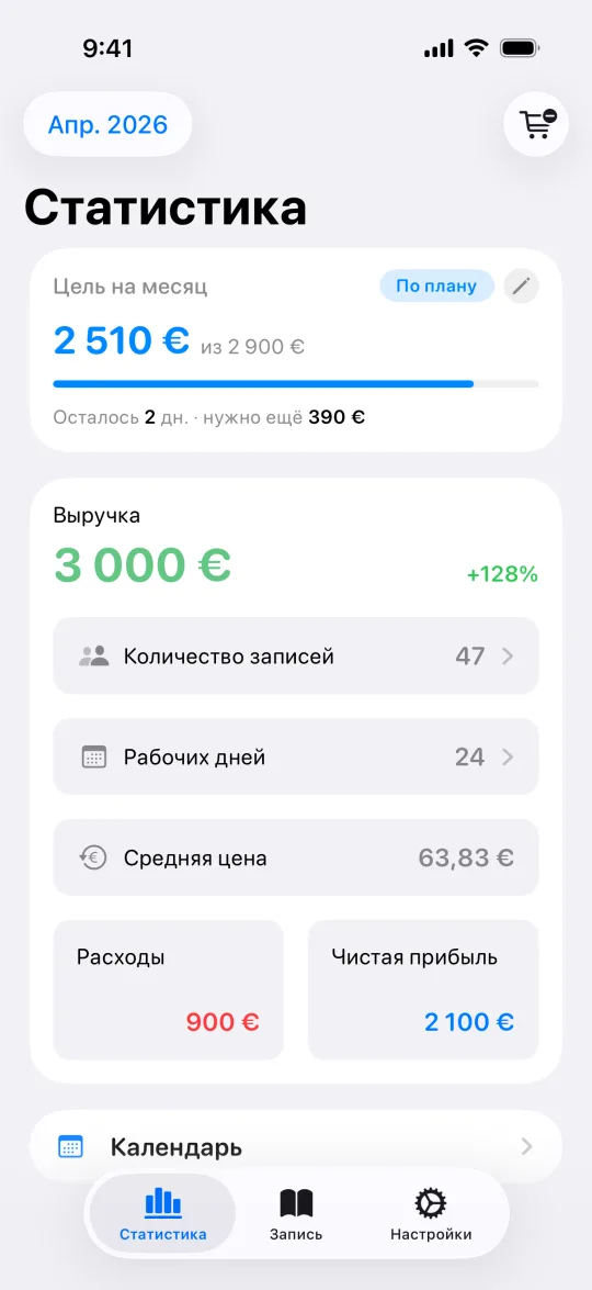 My Clients — статистика