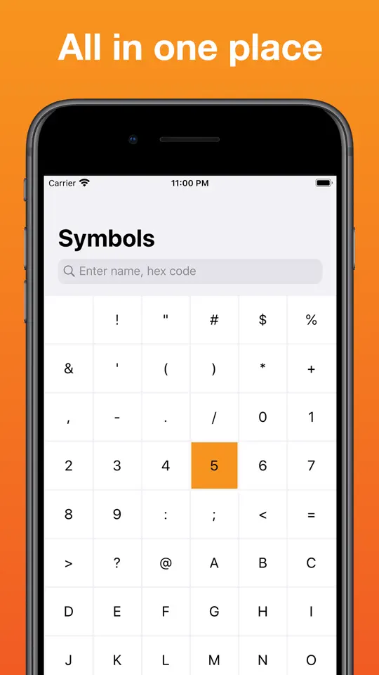Symbols — All Characters screenshot 1